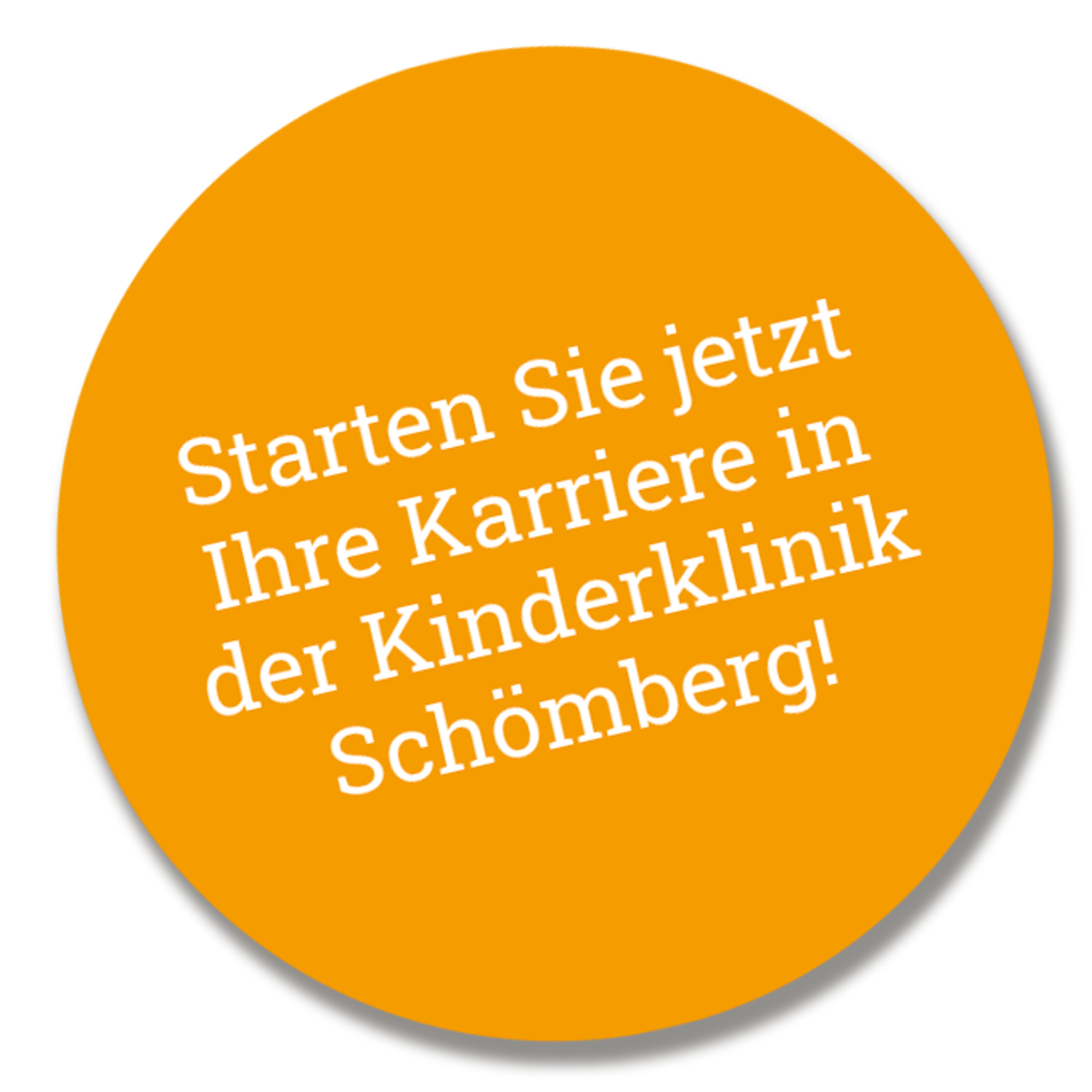 Button – Starten Sie Ihre Karriere in der Kinderklinik Schömberg