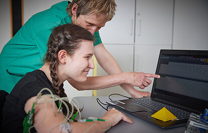 Picture: Biofeedback therapy can also be used with suitable patients.