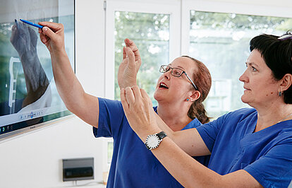 Picture: Doctors' meeting at the children's hospital in Schömberg