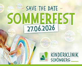 Einladung zum Sommerfest der Kinderklinik Schömberg am 27.06.2026 